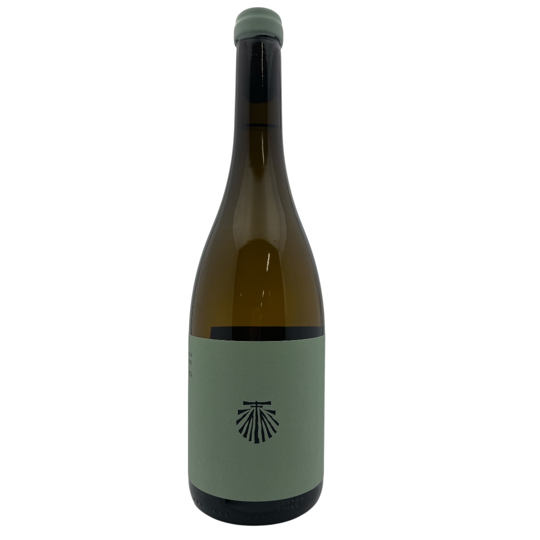 Bouteille de vin blanc de mas magnan cuvée chasseur d'afrique.